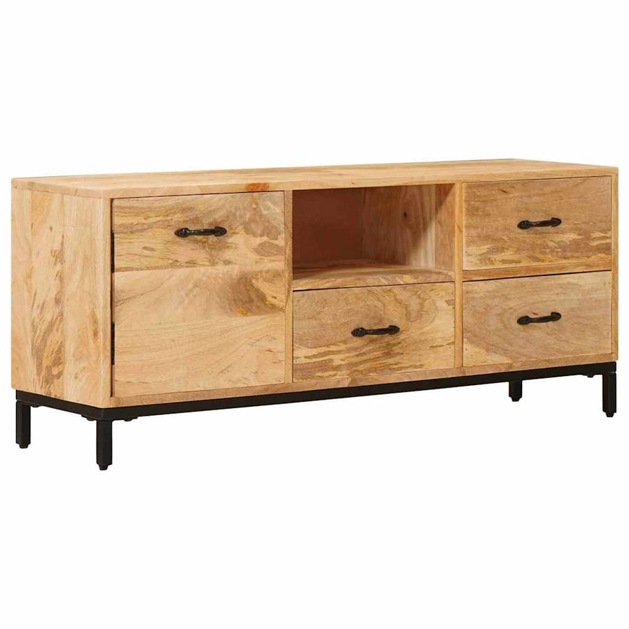 Tv-meubels met lade Bruin 110 x 30 x 46 cm Massief Mango Hout