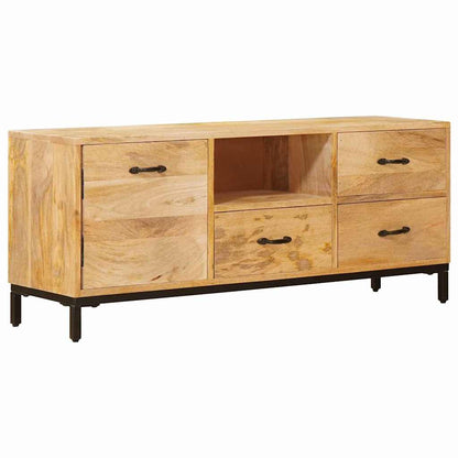 Tv-meubels met lade Bruin 110 x 30 x 46 cm Massief Mango Hout