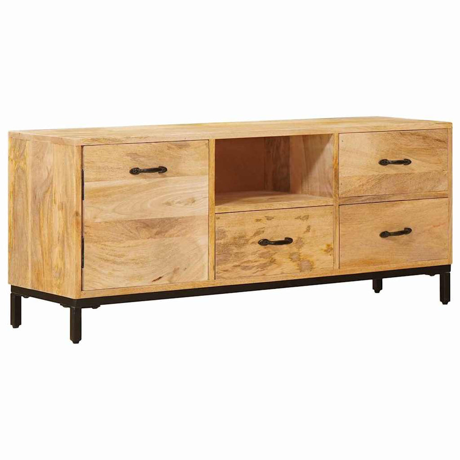 Tv-meubels met lade Bruin 110 x 30 x 46 cm Massief Mango Hout