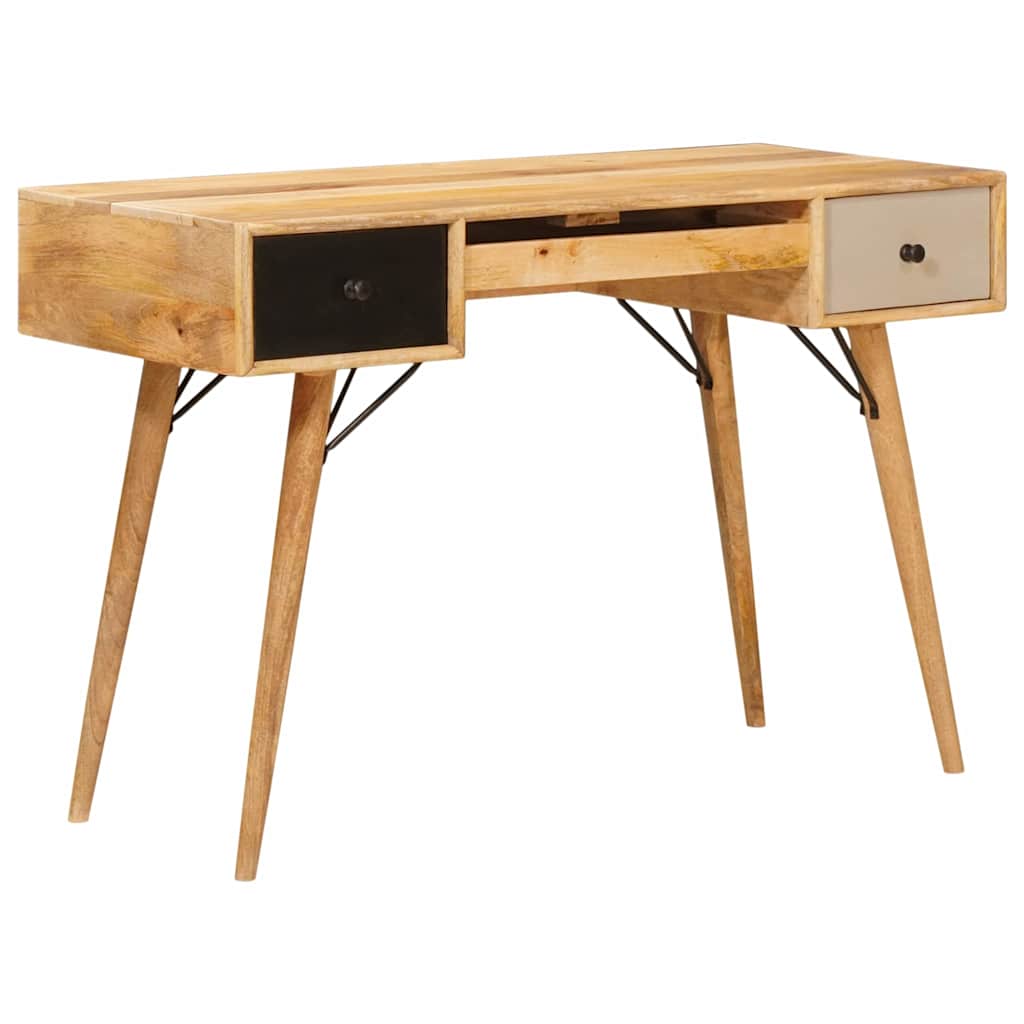 Schrijfbureau Bruin 110 x 55 x 76 cm Massief Mango Hout