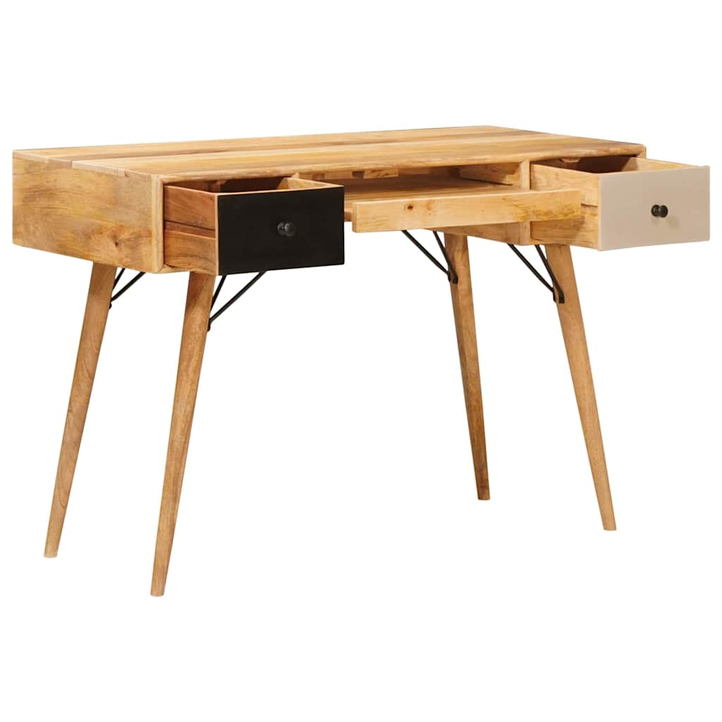 Schrijfbureau Bruin 110 x 55 x 76 cm Massief Mango Hout