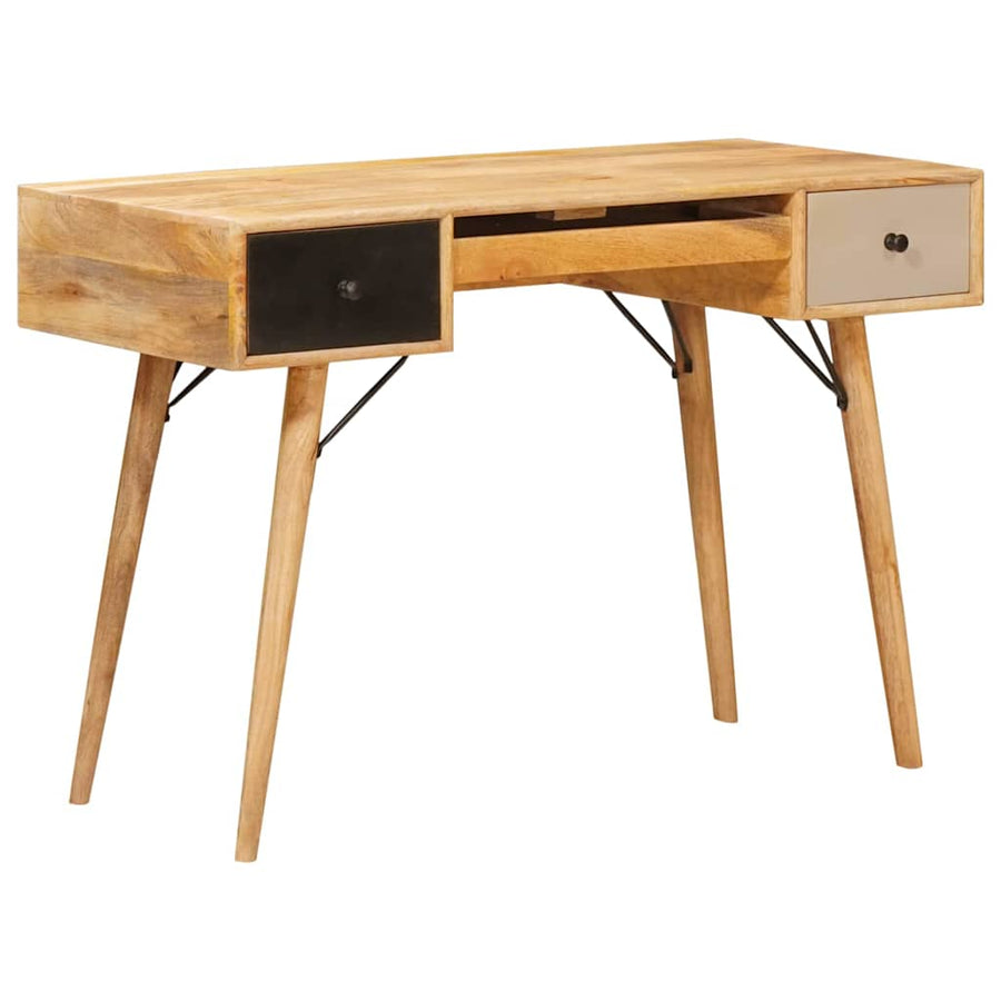 Schrijfbureau Bruin 110 x 55 x 76 cm Massief Mango Hout