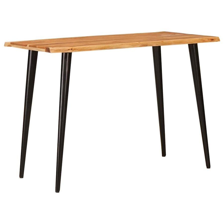 Eettafels Bruin En Zwart Massief Mango Hout