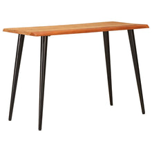 Eettafels Bruin En Zwart Massief Mango Hout