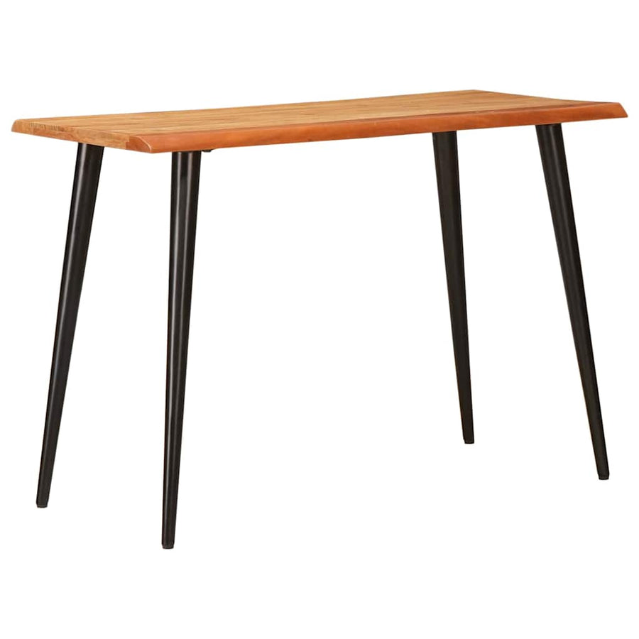 Eettafels Bruin En Zwart Massief Mango Hout