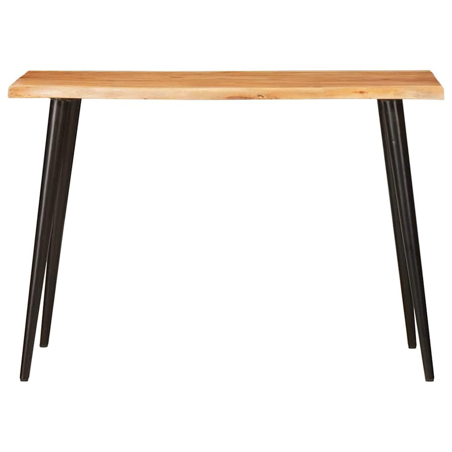 Eettafels Bruin En Zwart Massief Mango Hout