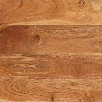 Eettafels Bruin En Zwart Massief Mango Hout