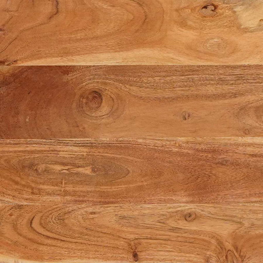 Eettafels Bruin En Zwart Massief Mango Hout