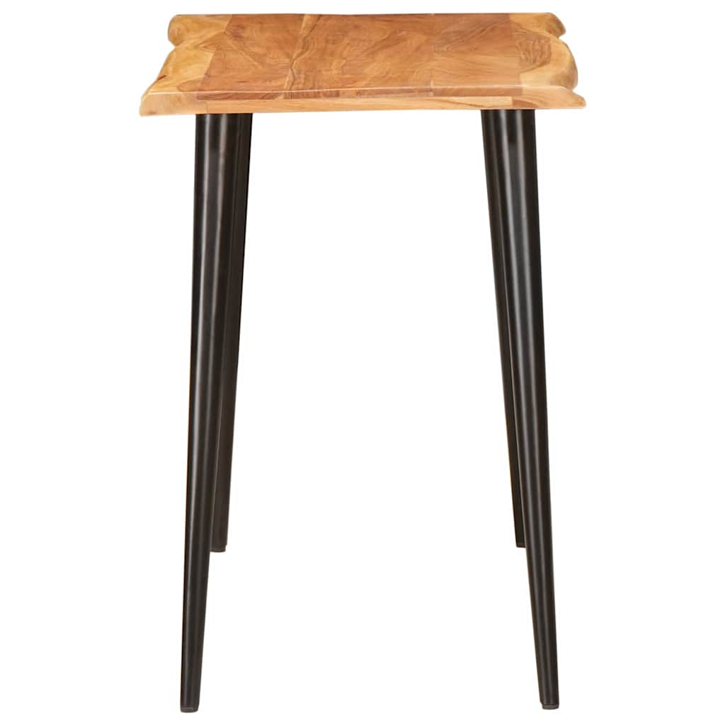 Eettafels Bruin En Zwart Massief Mango Hout