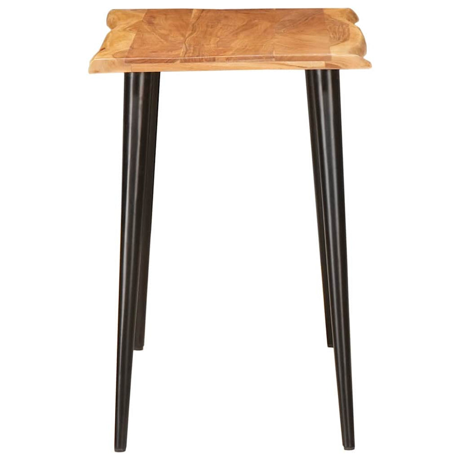 Eettafels Bruin En Zwart Massief Mango Hout