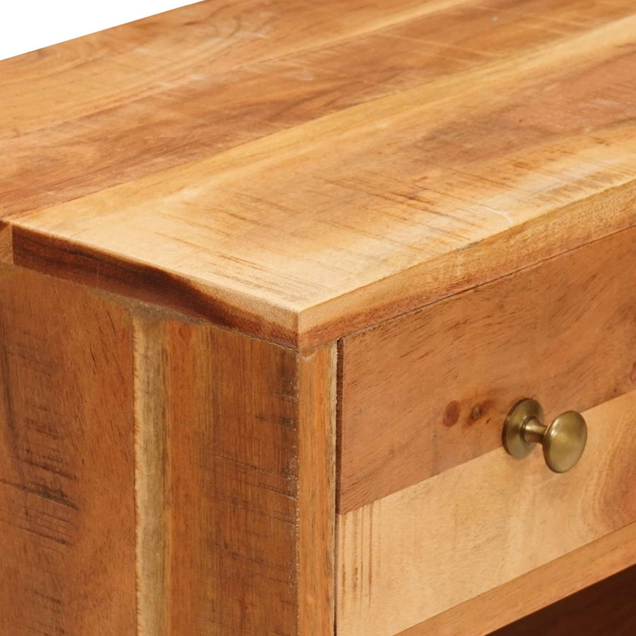 TV-kast met lade Naturel 110 x 30 x 44 cm Massief Acaciahout