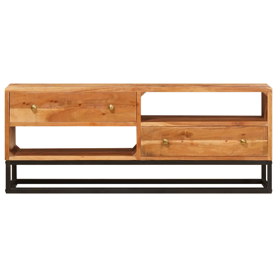 TV-kast met lade Naturel 110 x 30 x 44 cm Massief Acaciahout