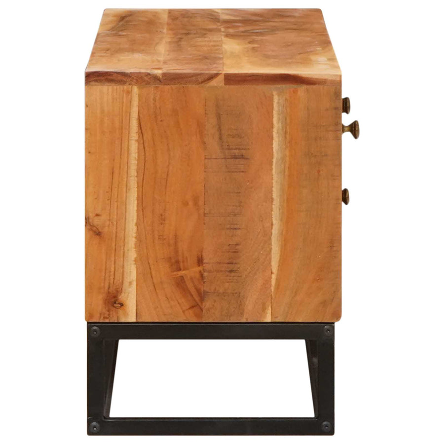 TV-kast met lade Naturel 110 x 30 x 44 cm Massief Acaciahout