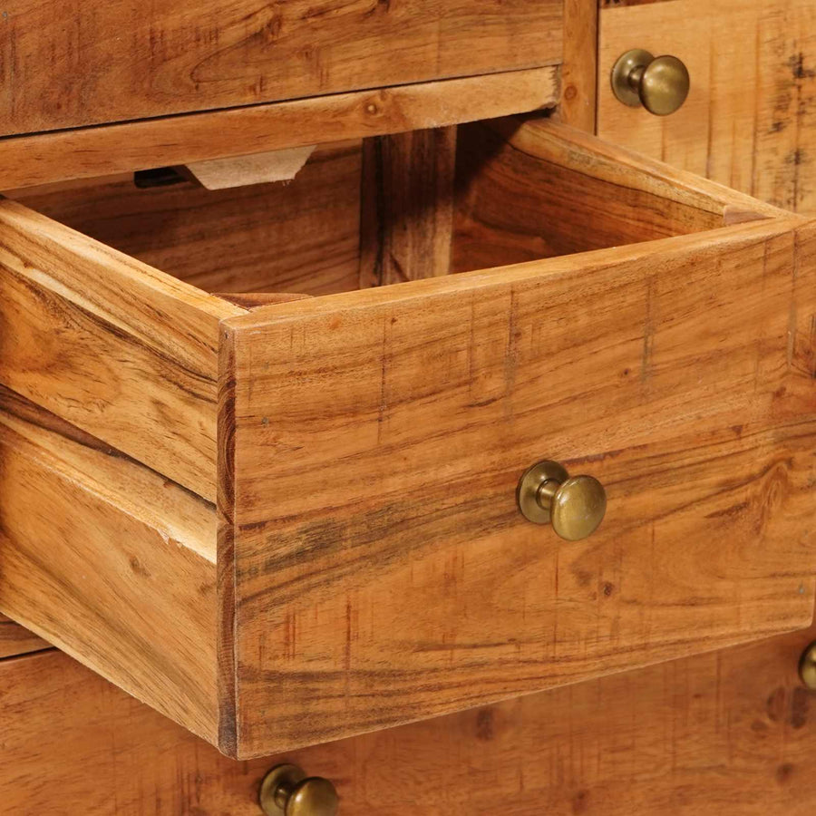 Ladekast met lade Naturel 55 x 30 x 90 cm Massief Acaciahout