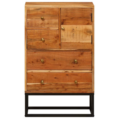 Ladekast met lade Naturel 55 x 30 x 90 cm Massief Acaciahout