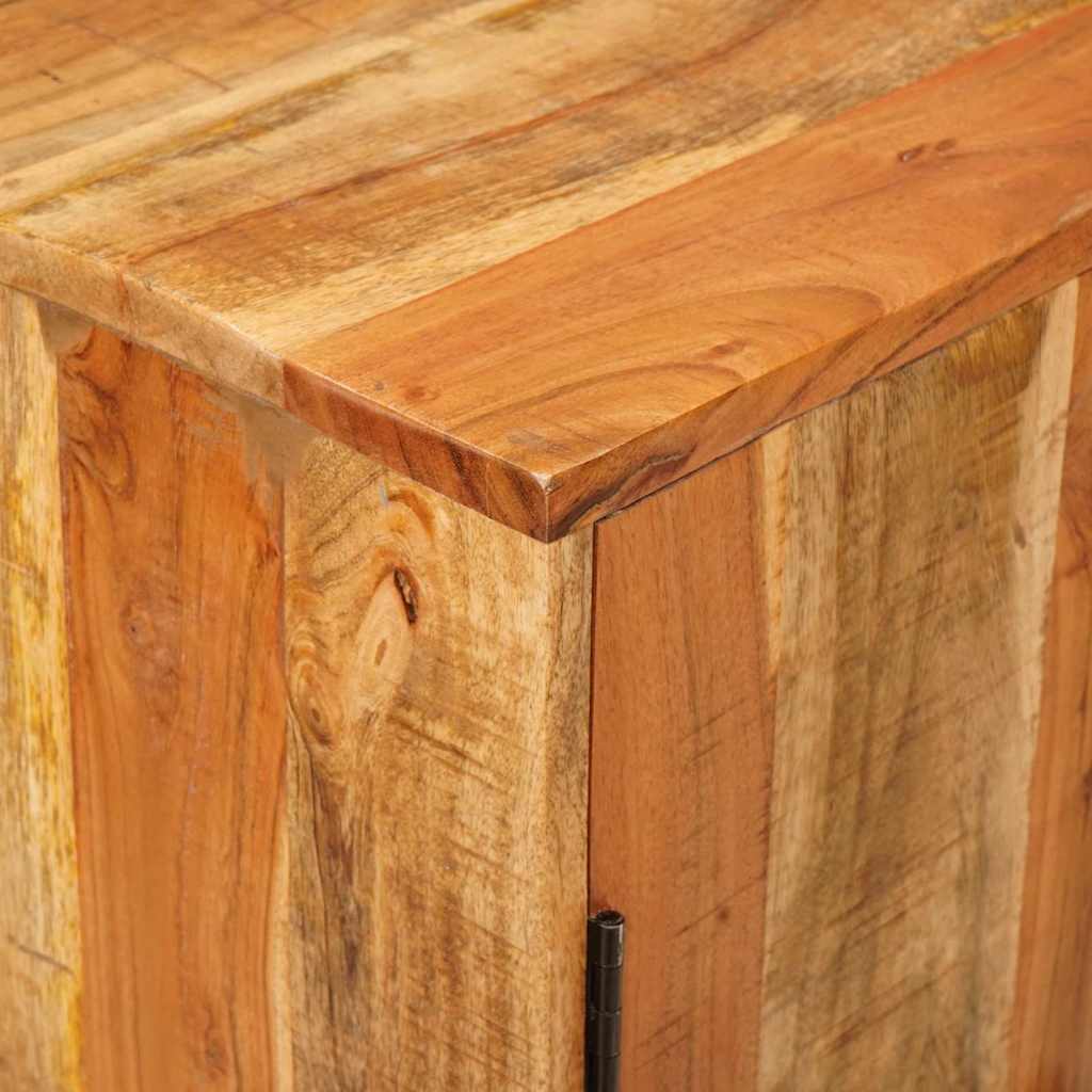 Opslagkasten Met Plank Bruin Massief Mango Hout 55 x 35 x 75 cm