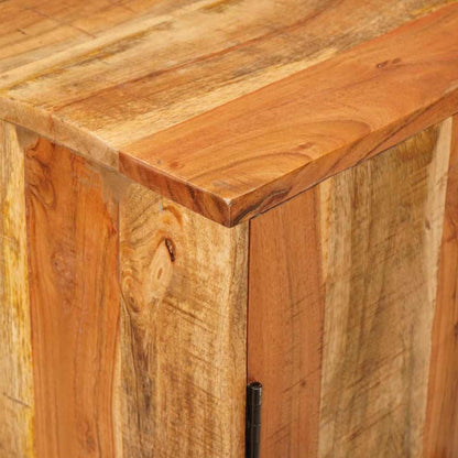 Opslagkasten Met Plank Bruin Massief Mango Hout 55 x 35 x 75 cm