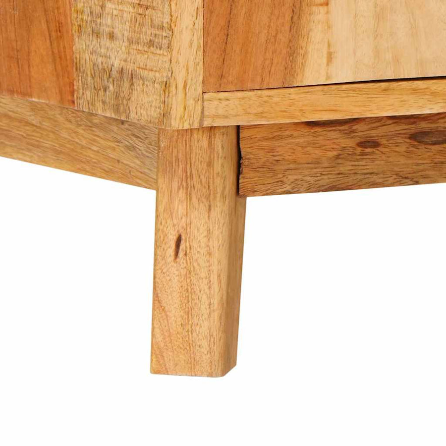 Opslagkasten Met Plank Bruin Massief Mango Hout 55 x 35 x 75 cm