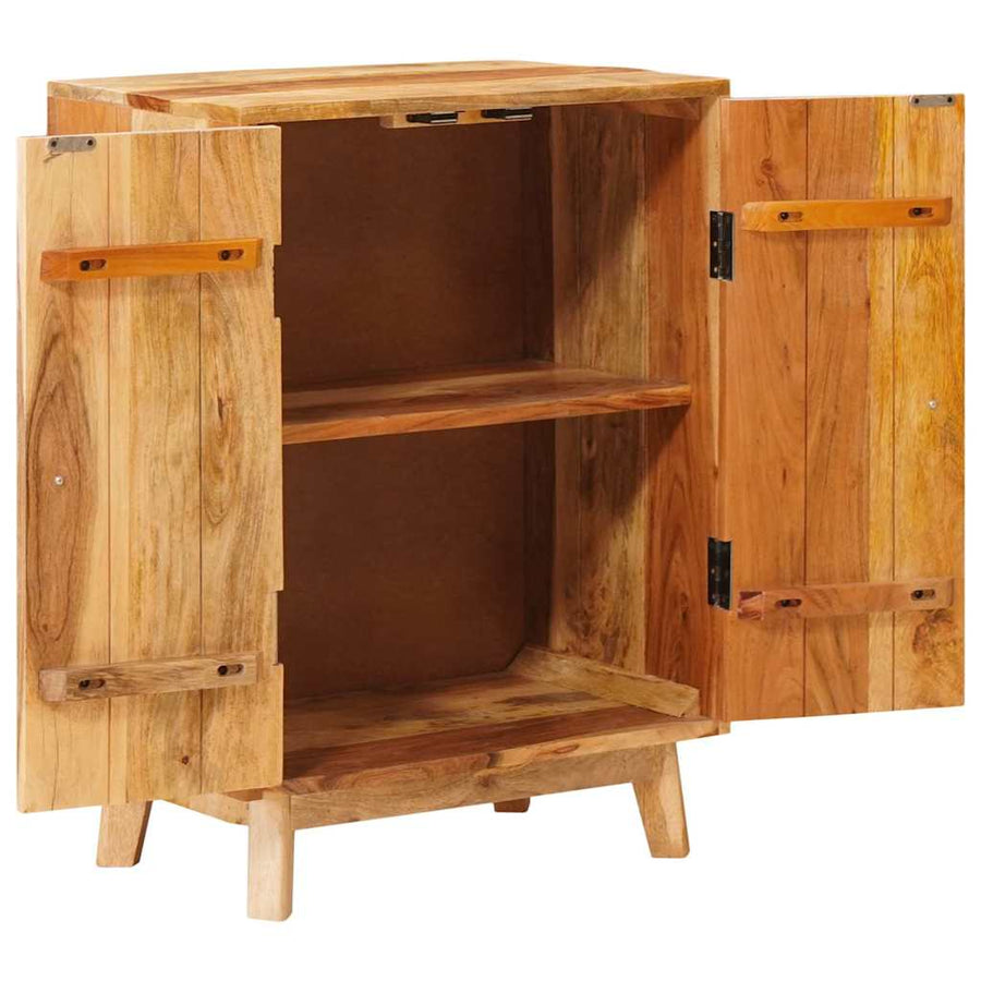 Opslagkasten Met Plank Bruin Massief Mango Hout 55 x 35 x 75 cm