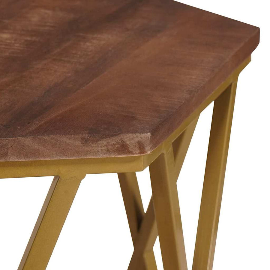 Salontafels Bruin 55 x 55 x 50 cm Massief Mango Hout