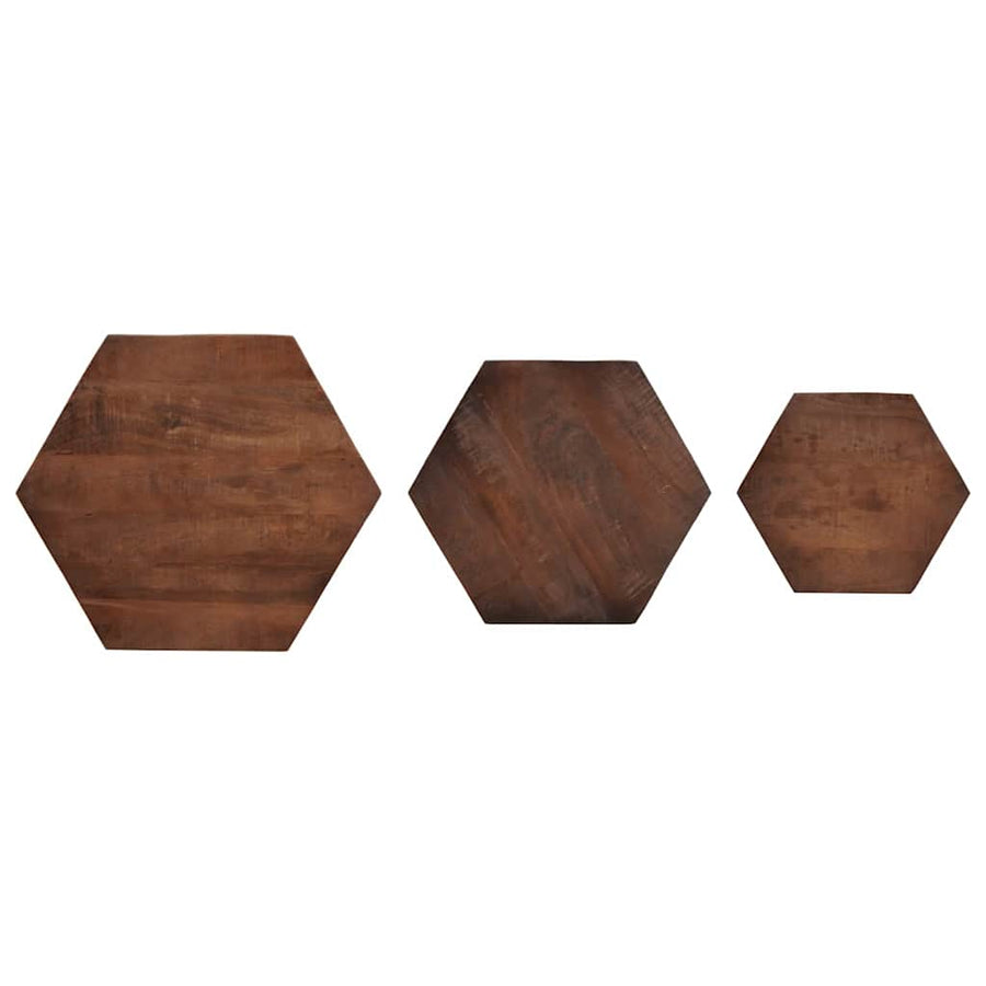 Salontafels Bruin 55 x 55 x 50 cm Massief Mango Hout