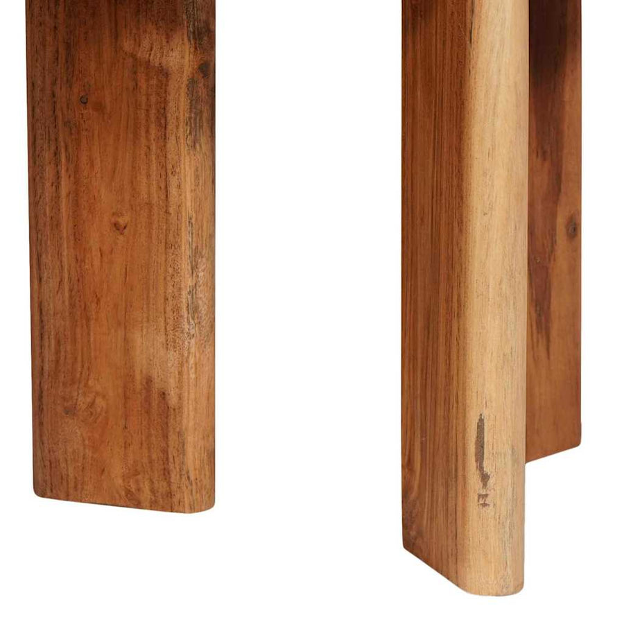 Nesttafels 2 pcs Bruin Massief Acaciahout