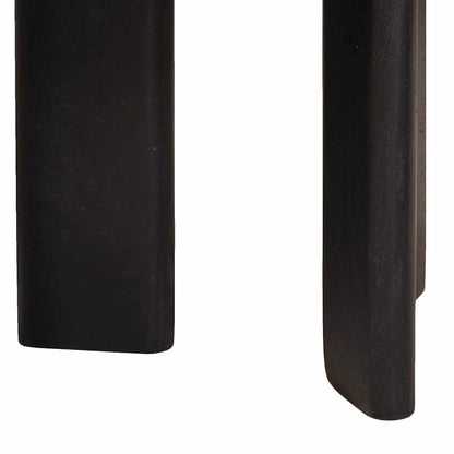 Nesttafels 2 pcs Wit Massief Mango Hout