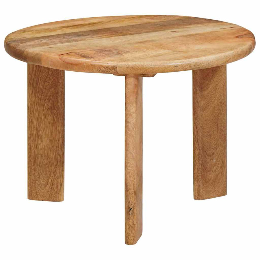 Nesttafels 3 pcs Bruin Massief Mango Hout