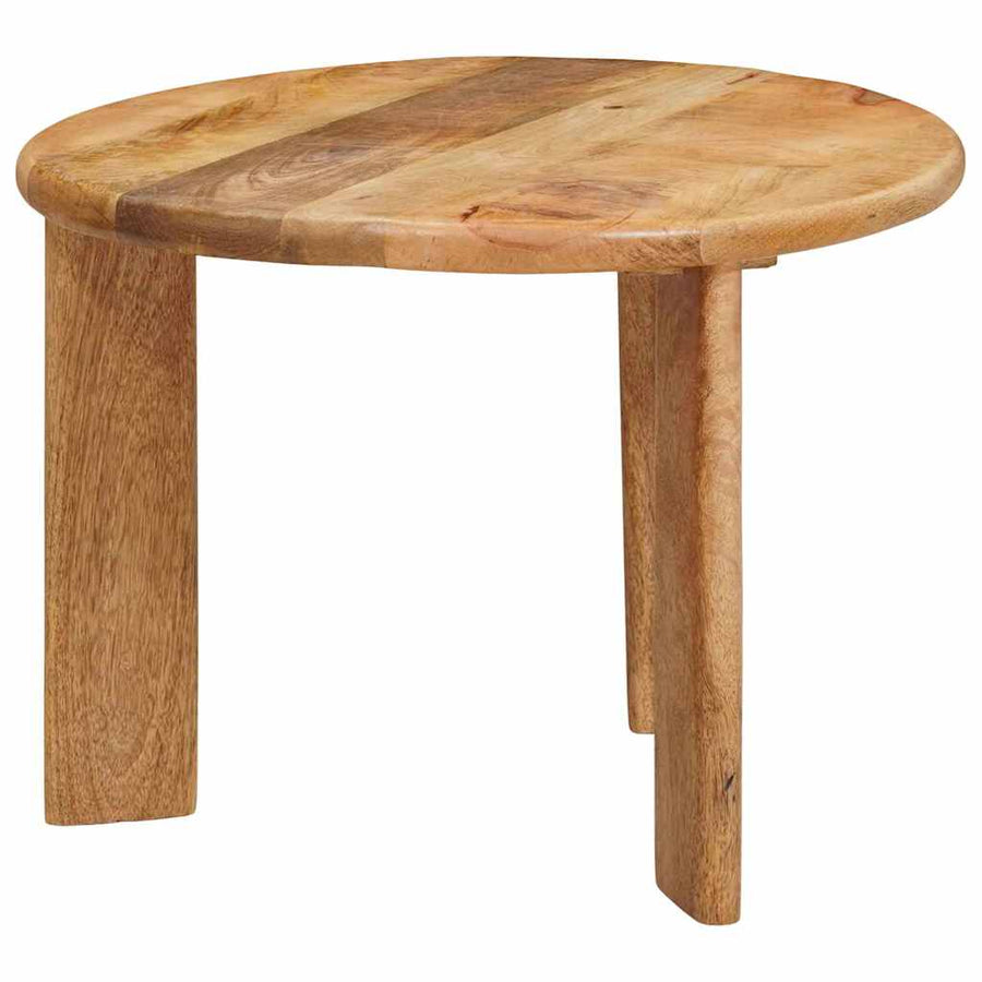 Nesttafels 3 pcs Bruin Massief Mango Hout