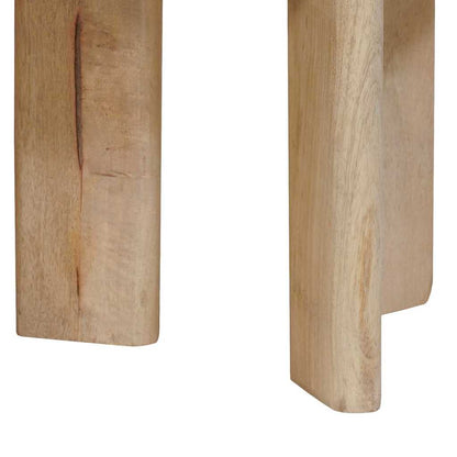 Nesttafels 3 pcs Zwart Massief Mango Hout