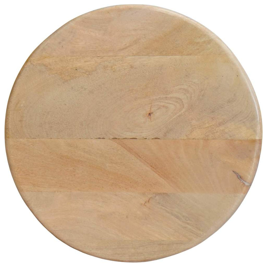 Nesttafels 3 pcs Zwart Massief Mango Hout