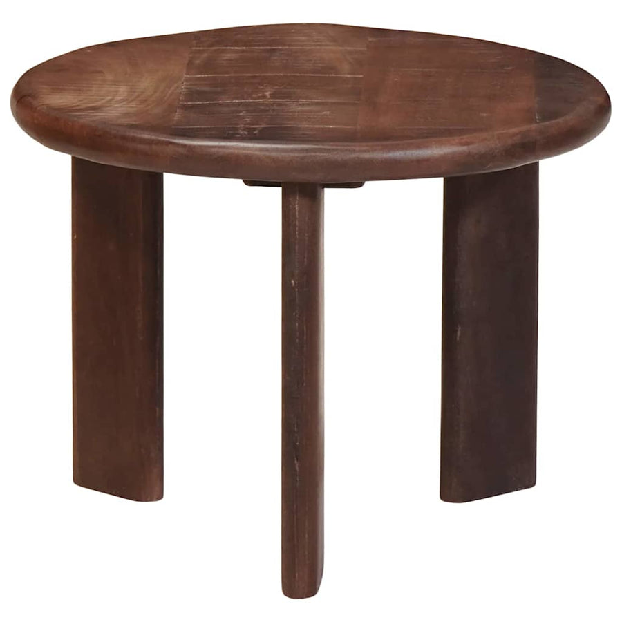 Nesttafels 3 pcs Donkerbruin Massief Mango Hout