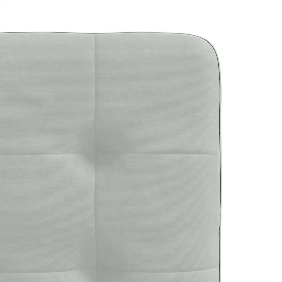 Eetkamerstoelen 2 st fluweel lichtgrijs