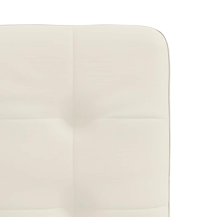 Eetkamerstoelen 2 st fluweel crèmekleurig