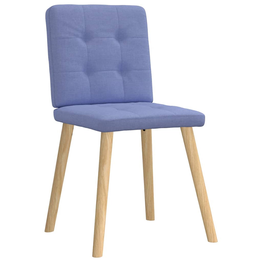 Eetkamerstoelen 2 St Stof Jeansblauw