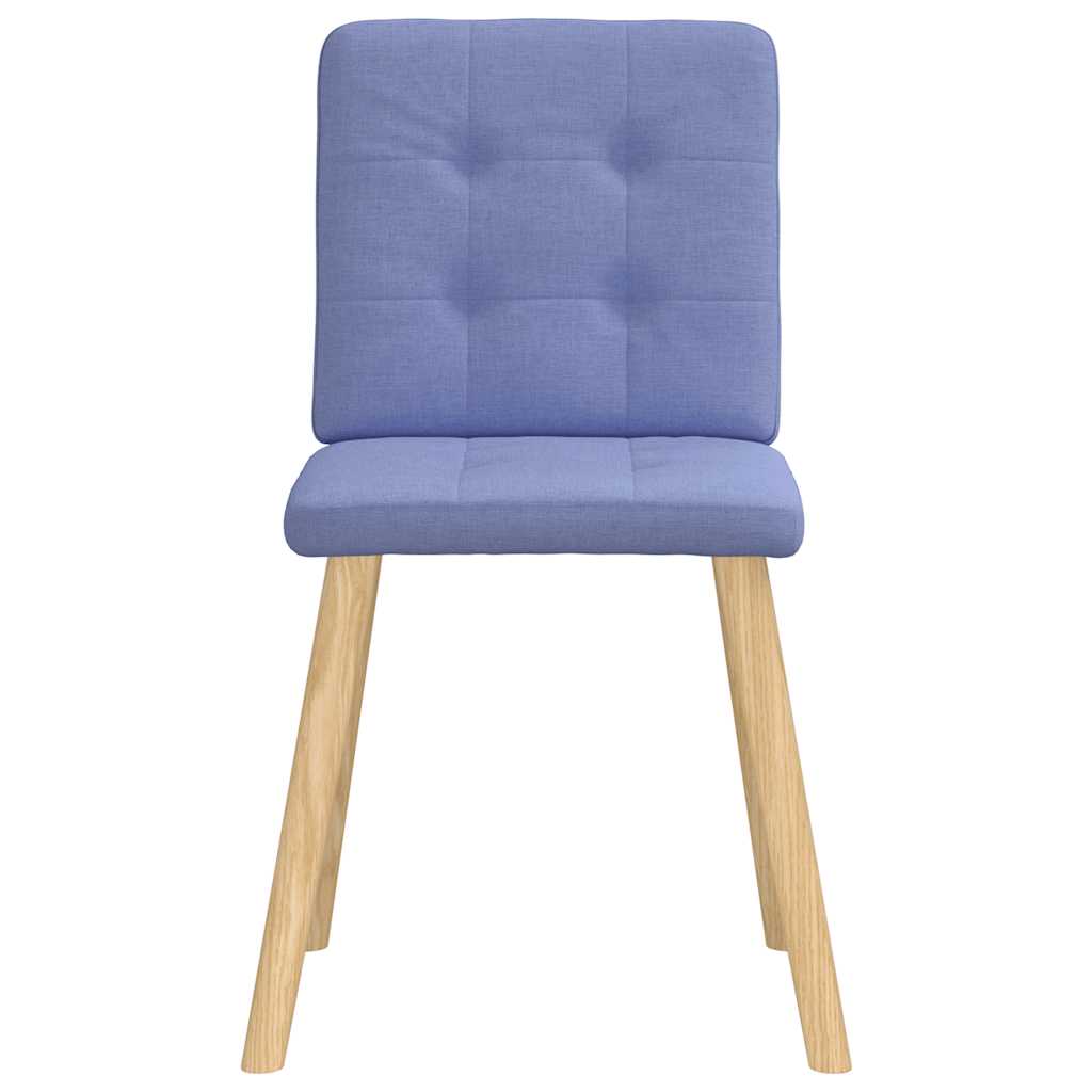 Eetkamerstoelen 2 St Stof Jeansblauw