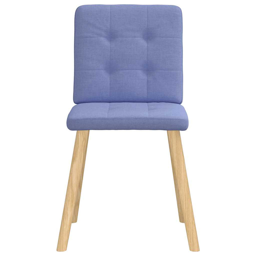 Eetkamerstoelen 2 St Stof Jeansblauw