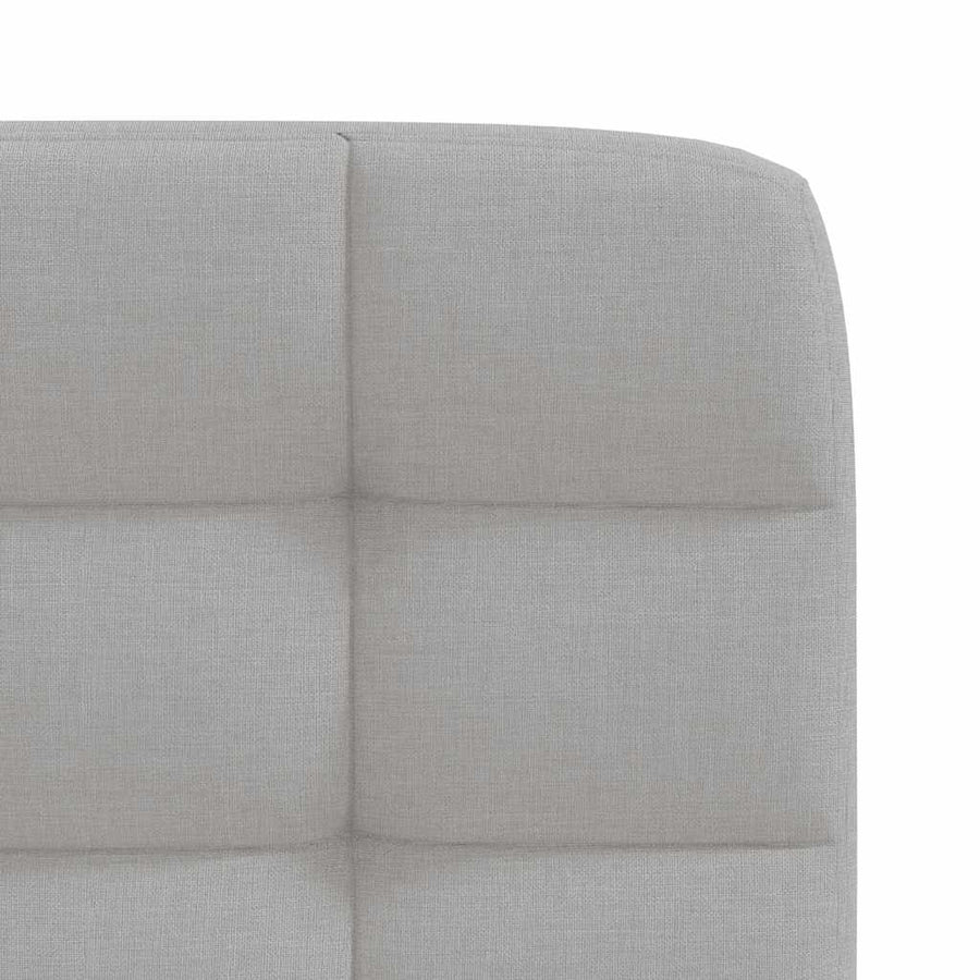 Eetkamerstoelen 2 st stof wolk grijs