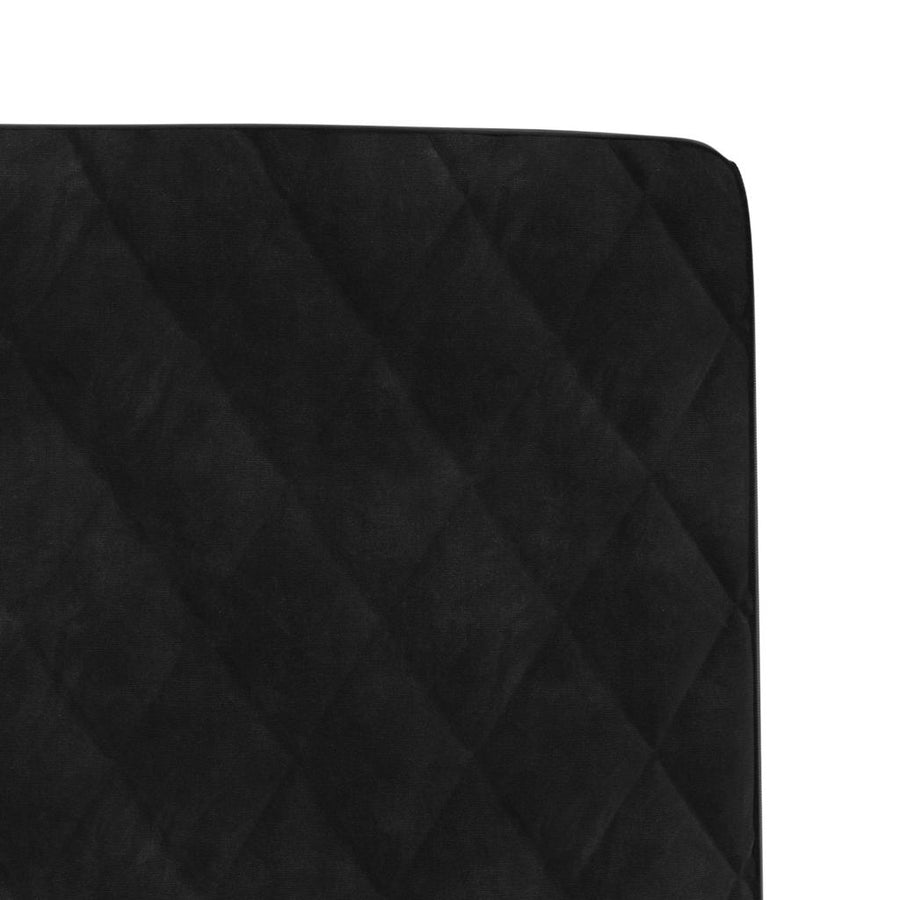 Eetkamerstoelen 2 st fluweel zwart