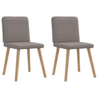 Eetkamerstoelen draaibaar 2 stuks taupe