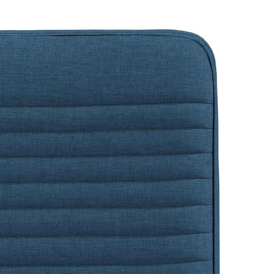 Eetkamerstoelen 2 st stof blauw