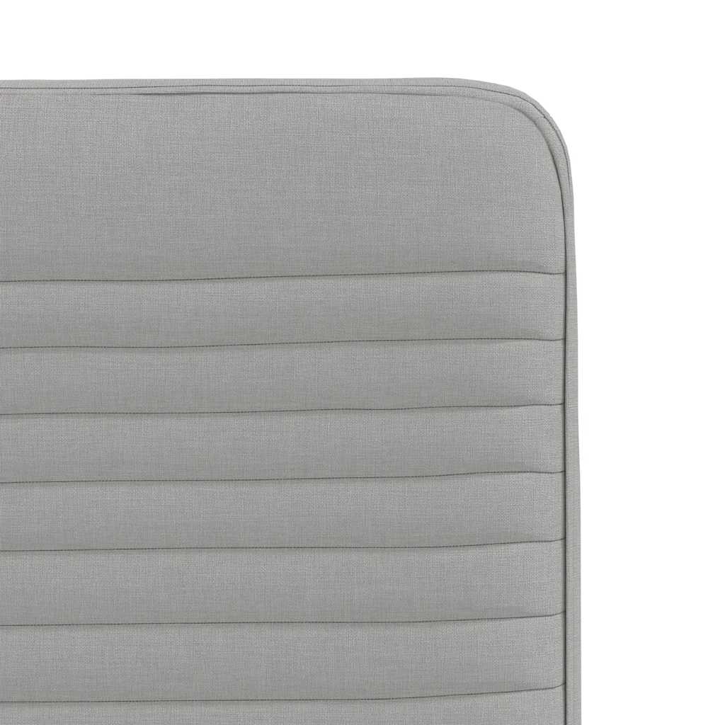 Eetkamerstoelen 2 st stof wolk grijs
