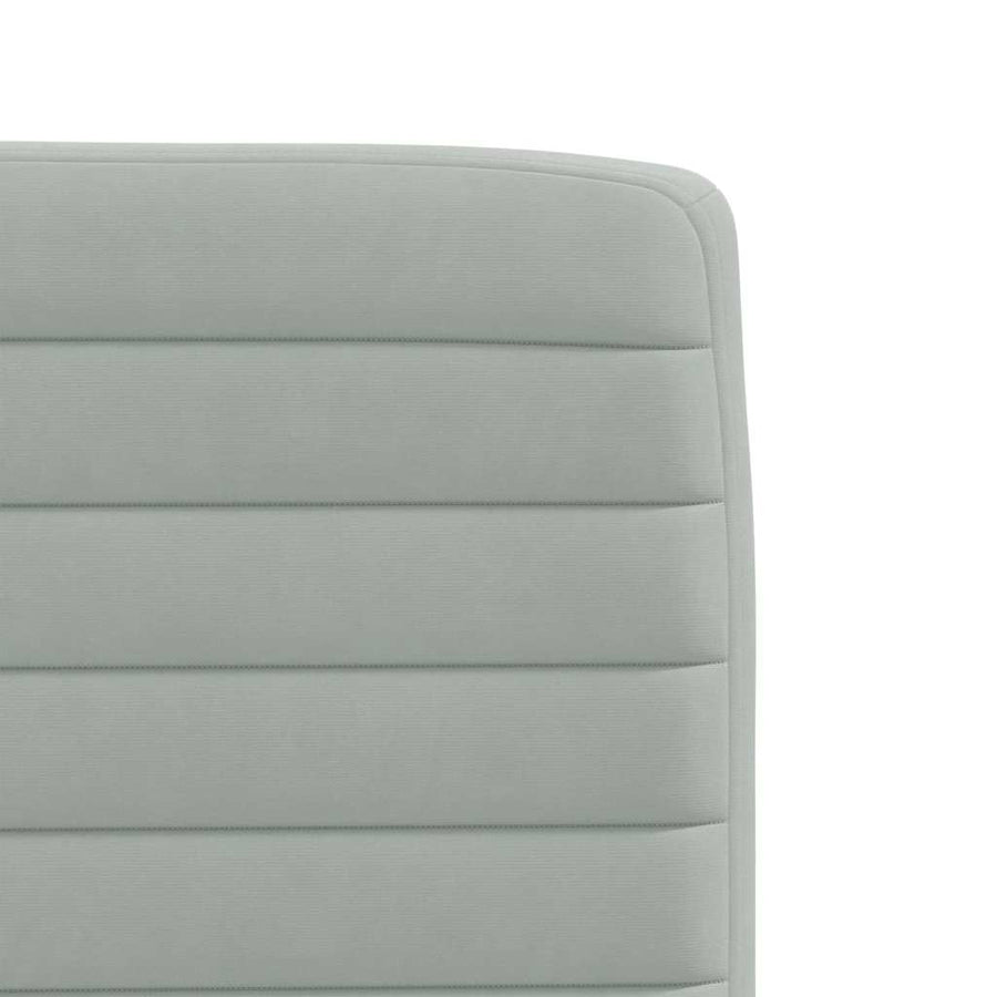 Eetkamerstoelen 2 st fluweel lichtgrijs