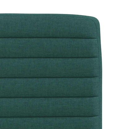 Eetkamerstoelen 2 st stof donkergroen