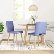 Eetkamerstoelen 2 st jeansblauw 45x54x86 cm