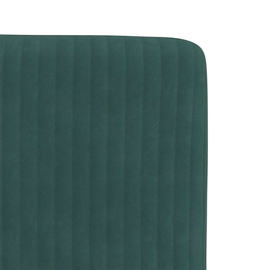 Eetkamerstoelen 2 st fluweel donkergroen