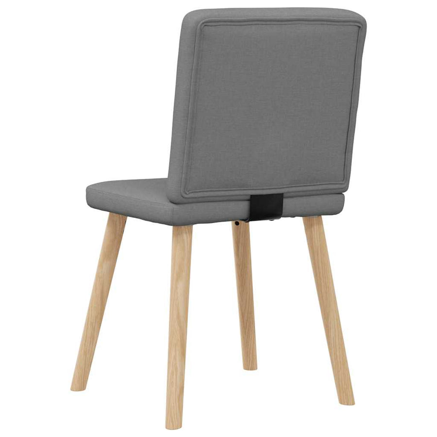 Eetkamerstoelen Stof 2 Donkergrijs