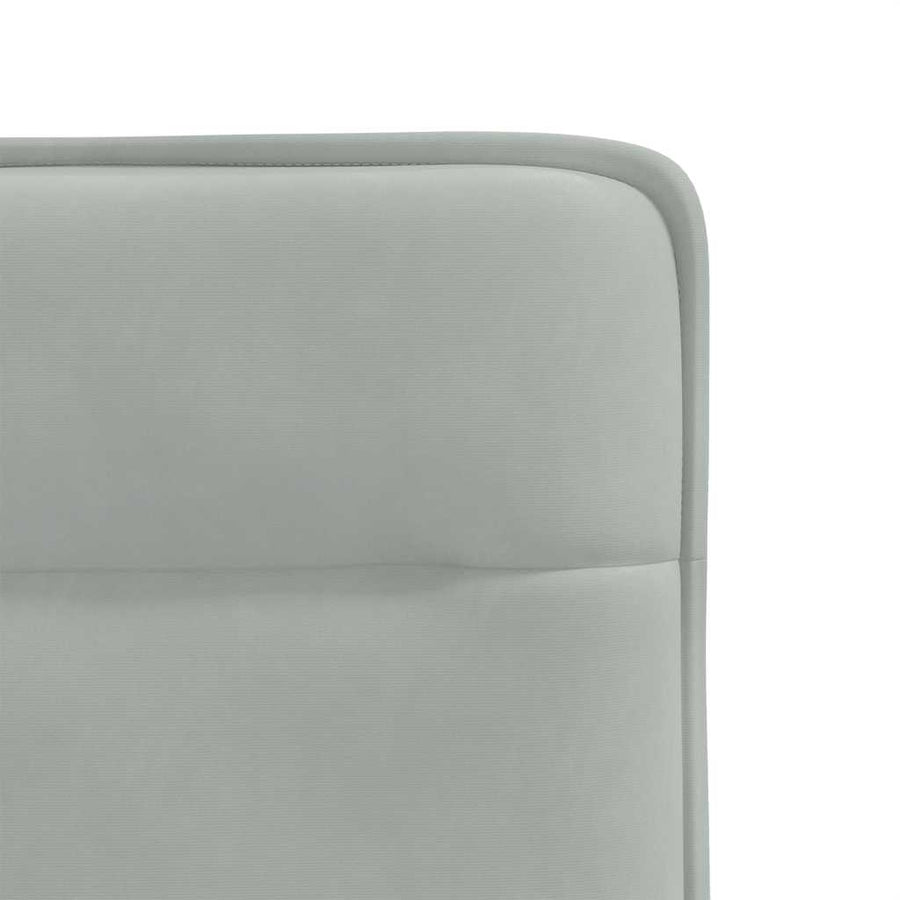 Eetkamerstoelen 2 st fluweel lichtgrijs