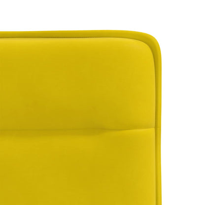 Eetkamerstoelen 2 st fluweel geel
