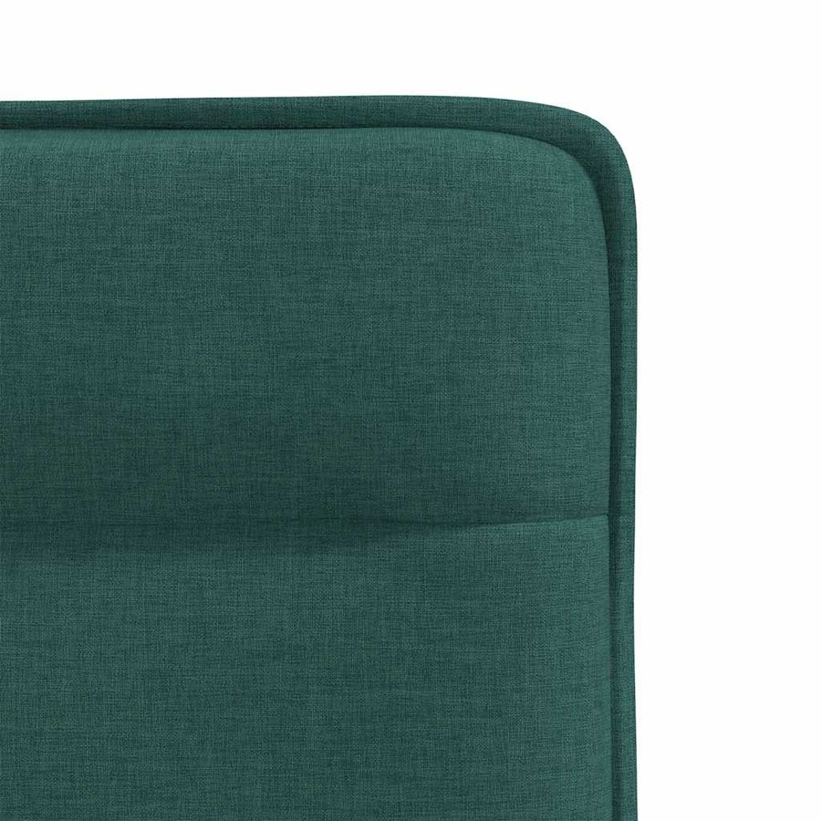 Eetkamerstoelen 2 st stof donkergroen